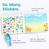 Animals Habitat 500+ Kids Sticker Book by Cupkin Toddler Airplane Travel Activity Coloring and Sticker Book, Road Trip Essentials, 12 Coloring Pages + 12 Scenes for Ages 2–8 Years