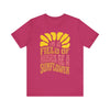 Sunny Vibes Graphic Tee | Unisex Short Sleeve Shirt, Summer Fashion, Gift for Her, Motivational Quote, Casual Outfit