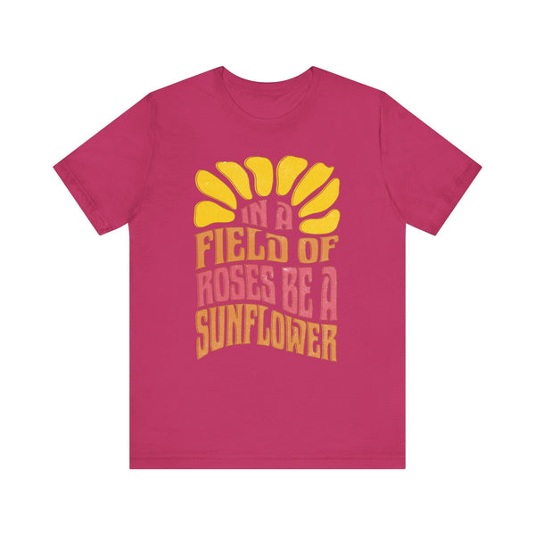 Sunny Vibes Graphic Tee | Unisex Short Sleeve Shirt, Summer Fashion, Gift for Her, Motivational Quote, Casual Outfit