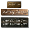 Custom Wood Sign, Personalized Words or Text Wooden Wall Decor, Rustic Farmhouse Home Decor, Personalized Sign Gift, Custom Quote Sign