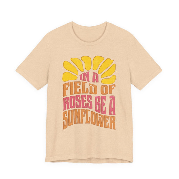 Sunny Vibes Graphic Tee | Unisex Short Sleeve Shirt, Summer Fashion, Gift for Her, Motivational Quote, Casual Outfit
