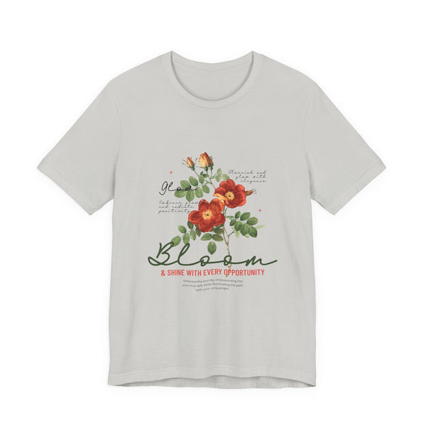 Floral Bloom Tee - Embrace New Opportunities, Comfortable Unisex Cotton Shirt, Spring Fashion, Gift for Nature Lovers, Inspirational [...]
