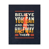 Inspirational Motivational Quote Canvas Wall Art