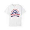 Patriotic Unisex T-shirt for Independence Day Celebrations, Casual Wear, Gift for Veterans, Fourth of July, BBQ