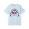 Patriotic Unisex T-shirt for Independence Day Celebrations, Casual Wear, Gift for Veterans, Fourth of July, BBQ