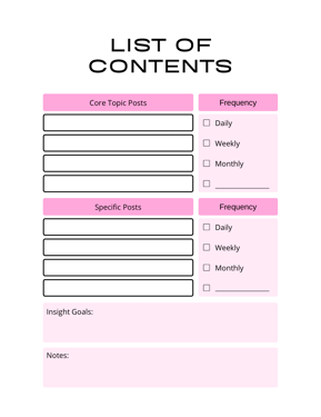 Recycled Content Planning Template