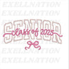 Senior Class of 2025 Embroidery Design
