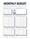Monthly Budget Planner Sheet