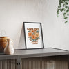Flower Power Framed Art Print