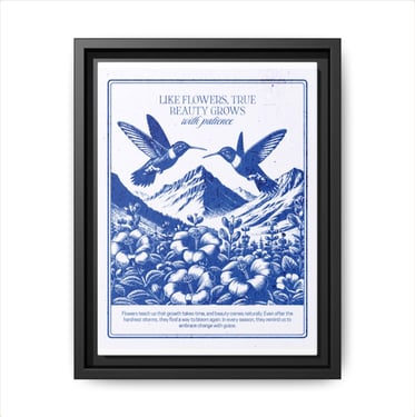 Inspirational Hummingbird Art Print