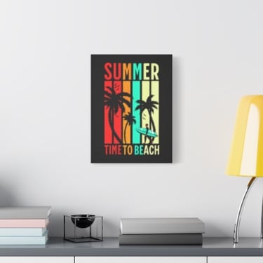 Summer Time to Beach Wall art